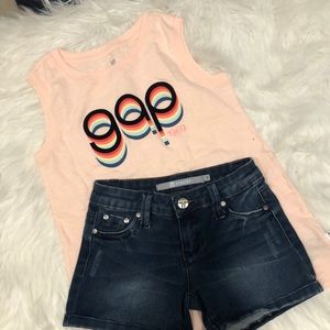 Cute girls shorts and tee